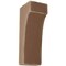 Ekena Millwork 3 1/2"W x 4"D x 10"H Clarksville Wood Vintage Decor Bracket, Weathered Brown BKTWD04X04X10CVBR - alternate 1